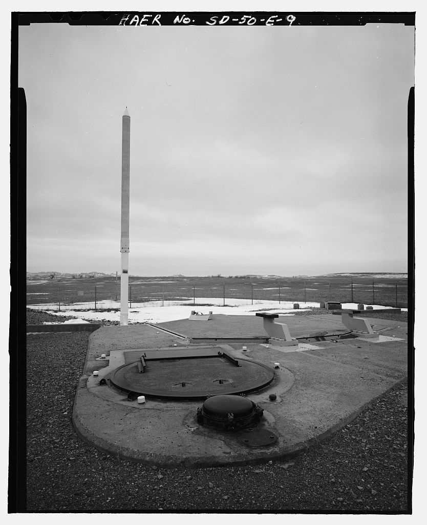 Personnel access hatch at missile silo site